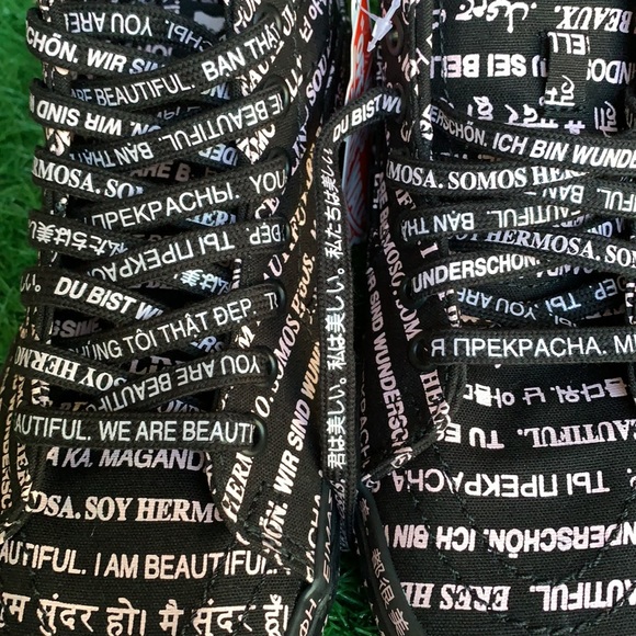 VANS SK8-Hi TAPERED WE ARE BEAUTIFUL Blk/Blk WMNS - Picture 14 of 16